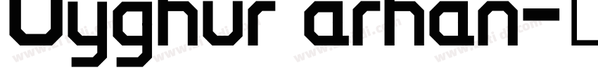 Uyghur arhan字体转换